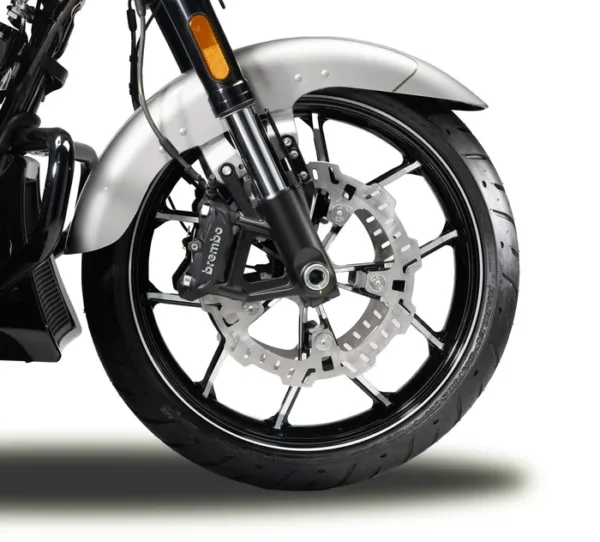 Performance Forged 19″ Front Wheel – Black w/Machined Highlights | HD Touring Models - Image 2