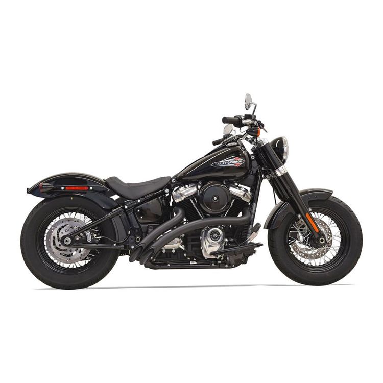 Bassani Radial Sweepers Exhaust With Heat Shields For Harley - Image 2