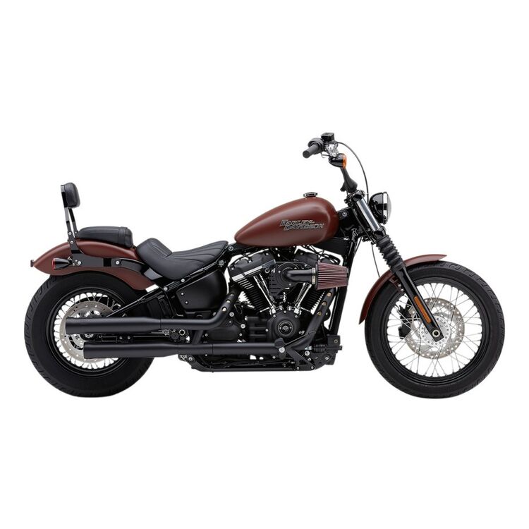 Cobra 3" NH Slip-On Mufflers For Harley Softail 2018-2023 Raven Black [Open Box]