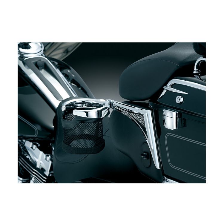 Kuryakyn Passenger Drink Holder For Harley Touring / Trike 1998-2013